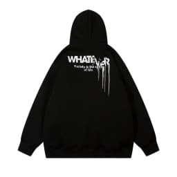 American Retro Letter Printed Street Style Men's Hoodie Autumn Winter Fashion Y2k Streetwear Casual Loose Hooded Sweatshirt