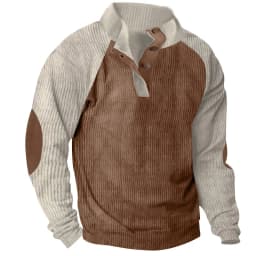 2026-Autumn-Winter-Men-Contrast-Color-Corduroy-Stand-Collar-Sweatshirt-Slim-Fit-Long-Sleeve-Pullover-Retro-Urban-Daily-Street-Ca