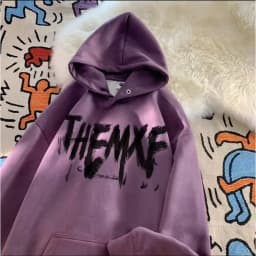 2026 Autumn New Korean Letter Printed High Street Loose Hoodie for Men Winter Harajuku Men's Casual Hoodie Sweatshirt Tops Coat