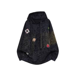 Autumn New Men's Oversized Loose Hoodie Y2k Streetwear Winter Thick Fashion Embroidery Label Hooded Sweatshirt Japan Streetwear
