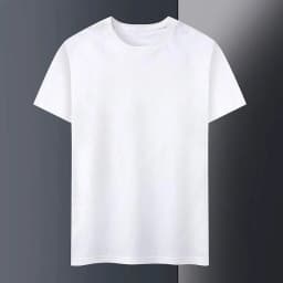 Ice Silk Casual Set Men Summer Large Size Sport Set Trendy Brand Short Sleeve Nine-Piece Pants Two-Piece Set Teenage Boy