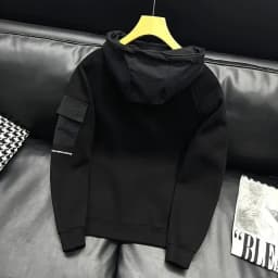 Slim Fit Men's Hooded Sweatshirt Tops Harajuku Fashion Male Hoodie Streetwear Korean Style No Brand Novelty And Simple New In