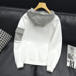 Slim Fit Men's Hooded Sweatshirt Tops Harajuku Fashion Male Hoodie Streetwear Korean Style No Brand Novelty And Simple New In