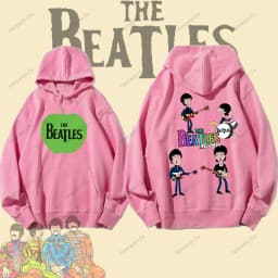 Vintage Rock Long-Sleeved Hoodie By The Beatles Winter Fashion Keep Warm Men's Hoodie Aesthetic Clothes Drop Shoulder Tracksuit