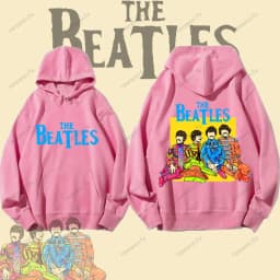 Vintage Rock Long-Sleeved Hoodie By The Beatles Winter Fashion Keep Warm Men's Hoodie Aesthetic Clothes Drop Shoulder Tracksuit
