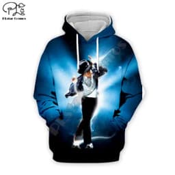 PLstar Cosmos Michael Jackson 3D Printed Hoodie/Sweatshirt/Jacket/Mens Womens hip hop apparel Fan costume