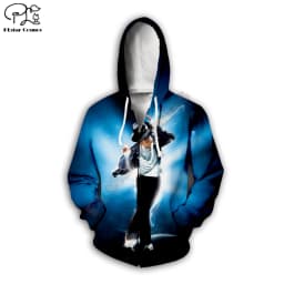PLstar Cosmos Michael Jackson 3D Printed Hoodie/Sweatshirt/Jacket/Mens Womens hip hop apparel Fan costume