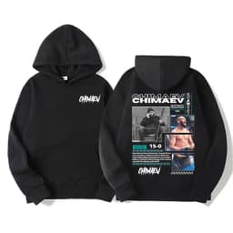 Khamzat Chimaev Graphic Cover Hooded Men Women Fashion Vintage Long Sleeve Sweatshirt Comfort Casual Oversized Hoodie Streetwear