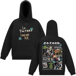 Rapper La Panter Lucho Rk Ta Facil Album 2025 Tour Fashion Print Hoodie Men Women Harajuku Hip-hop Oversized Tracksuit Fan Gifts