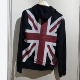 2025 Men and women British flag printed hoodie Fashion casual zipper sweatshirt trendy neutral soft and comfortable fabric