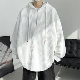New Spring Autumn Men's Hooded Hoodies Solid Loose Casual Sweatshirts Man Streetwear Pullover Male Hoodie Outwear Plus Size 5XL