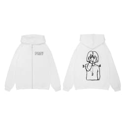 Hip Hop Men Women Zip Up Hoodie Pray Graphic Print Zipper Hooded Oversized Sweatshirt Streetwear Jacket Y2K Coat Clothing Gothic