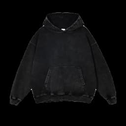 Heavyweight High Street Washed 520G Hooded Sweatshirt Vintage Dark Loose Oversized Unisex Hoodie