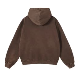 Heavyweight High Street Washed 520G Hooded Sweatshirt Vintage Dark Loose Oversized Unisex Hoodie