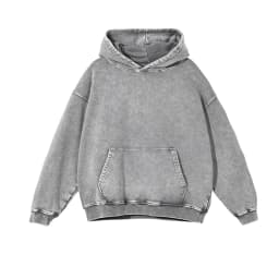 Heavyweight High Street Washed 520G Hooded Sweatshirt Vintage Dark Loose Oversized Unisex Hoodie