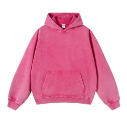 Heavyweight High Street Washed 520G Hooded Sweatshirt Vintage Dark Loose Oversized Unisex Hoodie