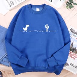 Network Malfunction Little Dinosaur Sweatshirts Men Women Casual Hoody Hip Hop Comfortable Streetwear Loose Warm Clothes Hoodies