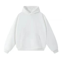 750g Terry Hooded Sweatshirt Autumn Winter Style Drop Shoulder Loose Trendy Pullover Hoodie Casual Solid Color Jacket Unisex