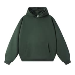 750g Terry Hooded Sweatshirt Autumn Winter Style Drop Shoulder Loose Trendy Pullover Hoodie Casual Solid Color Jacket Unisex