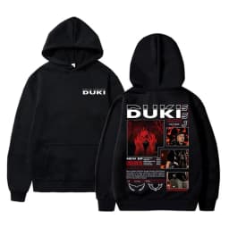 Rapper Duki Merch Hoodie Unisex Casual Fleece Cotton Pullover Male Trend Hoodies Men Women Fashion Hip Hop Oversized Streetwear