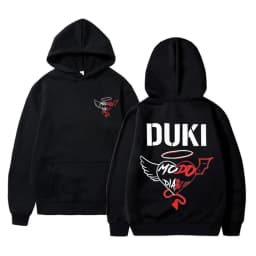 Rapper Duki Merch Hoodie Unisex Casual Fleece Cotton Pullover Male Trend Hoodies Men Women Fashion Hip Hop Oversized Streetwear