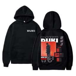Rapper Duki Merch Hoodie Unisex Casual Fleece Cotton Pullover Male Trend Hoodies Men Women Fashion Hip Hop Oversized Streetwear