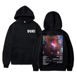 Rapper Duki Merch Hoodie Unisex Casual Fleece Cotton Pullover Male Trend Hoodies Men Women Fashion Hip Hop Oversized Streetwear