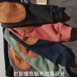 Autumn Winter New American Retro Heavyweight Velvet Kangaroo Pocket Sweatshirts Men's Simple Pure Cotton Washed Casual Sportwear