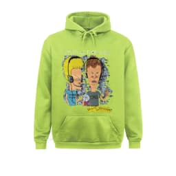 Beavis And Butthead Hoodie Cotton Long Sleeve Awesome MensHooded Pullover Fashion Large Size Funny Camisas Hombre Pullover
