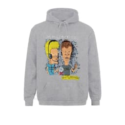 Beavis And Butthead Hoodie Cotton Long Sleeve Awesome MensHooded Pullover Fashion Large Size Funny Camisas Hombre Pullover