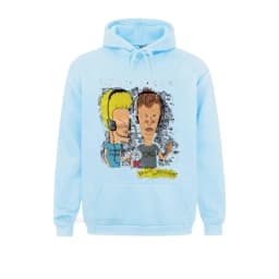 Beavis And Butthead Hoodie Cotton Long Sleeve Awesome MensHooded Pullover Fashion Large Size Funny Camisas Hombre Pullover
