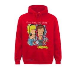 Beavis And Butthead Hoodie Cotton Long Sleeve Awesome MensHooded Pullover Fashion Large Size Funny Camisas Hombre Pullover
