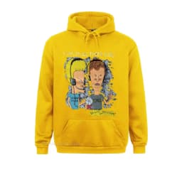Beavis And Butthead Hoodie Cotton Long Sleeve Awesome MensHooded Pullover Fashion Large Size Funny Camisas Hombre Pullover