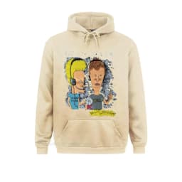 Beavis And Butthead Hoodie Cotton Long Sleeve Awesome MensHooded Pullover Fashion Large Size Funny Camisas Hombre Pullover