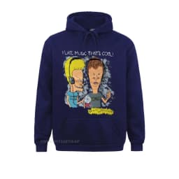 Beavis And Butthead Hoodie Cotton Long Sleeve Awesome MensHooded Pullover Fashion Large Size Funny Camisas Hombre Pullover