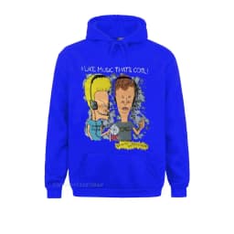 Beavis And Butthead Hoodie Cotton Long Sleeve Awesome MensHooded Pullover Fashion Large Size Funny Camisas Hombre Pullover