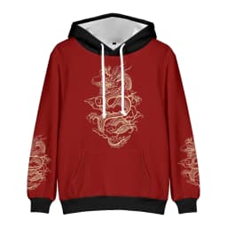 Anime Dragon Cosplay Hoodies Hip Hop 3D Print Men Women Sweatshirt Long Sleeve Pullovers Harajuku Streetwear Coat