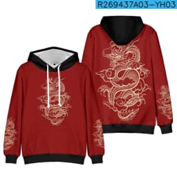 Anime Dragon Cosplay Hoodies Hip Hop 3D Print Men Women Sweatshirt Long Sleeve Pullovers Harajuku Streetwear Coat