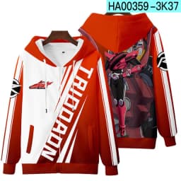 Masked Rider REVICE 3D Digital Printing Men/Women Autumn Japanese Anime Hoodies Sweatshirt Harajuku Cosplay Zip Up Jacket Coat