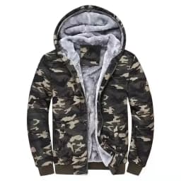 Fashion Men's Jackets Winter Hooded Coats Male Warm Sweatshirts Fleece Hoodie Slim Student Hoodies Outerwear 2026 Men's Clothing