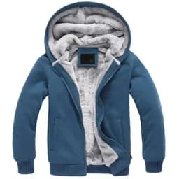 Fashion Men's Jackets Winter Hooded Coats Male Warm Sweatshirts Fleece Hoodie Slim Student Hoodies Outerwear 2026 Men's Clothing