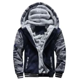 Fashion Men's Jackets Winter Hooded Coats Male Warm Sweatshirts Fleece Hoodie Slim Student Hoodies Outerwear 2026 Men's Clothing