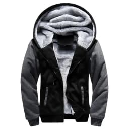 Fashion Men's Jackets Winter Hooded Coats Male Warm Sweatshirts Fleece Hoodie Slim Student Hoodies Outerwear 2026 Men's Clothing