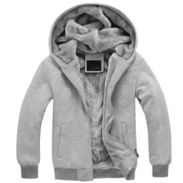 Fashion Men's Jackets Winter Hooded Coats Male Warm Sweatshirts Fleece Hoodie Slim Student Hoodies Outerwear 2026 Men's Clothing