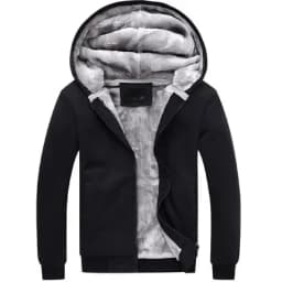 Fashion Men's Jackets Winter Hooded Coats Male Warm Sweatshirts Fleece Hoodie Slim Student Hoodies Outerwear 2026 Men's Clothing