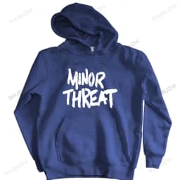Men streetwear sweatshirt hooded Minor Threat hoody Out of Step Hardcore Punk | Straight Edge | Dischord