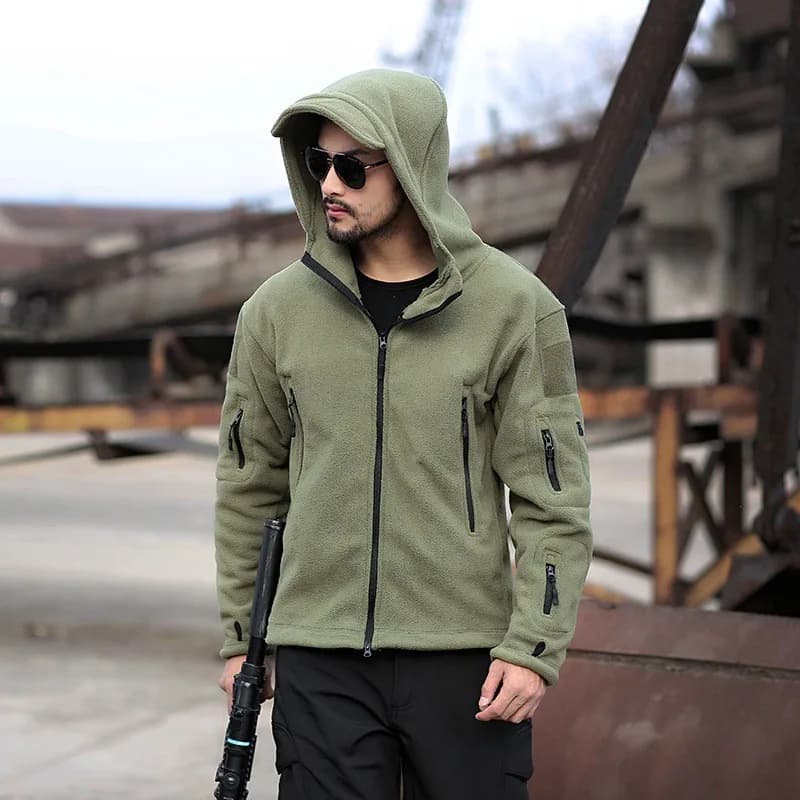Men's Clothing Trainning Tactical Hoodies Overcoat Long Sleeved Warm Tshirt Coat for Men Sweatshirt Hoody
