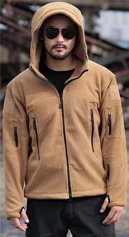 Men's Clothing Trainning Tactical Hoodies Overcoat Long Sleeved Warm Tshirt Coat for Men Sweatshirt Hoody