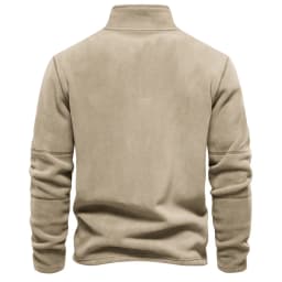 Men's autumn and winter fashion new item stand up collar half zipper long sleeved sweatshirt trend versatile men's fleece top