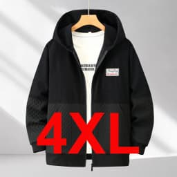 Zippered Hoodie Men Plus Size 12XL 10XL Spring Autumn Hoodie Jacket Male Big Size 12XL